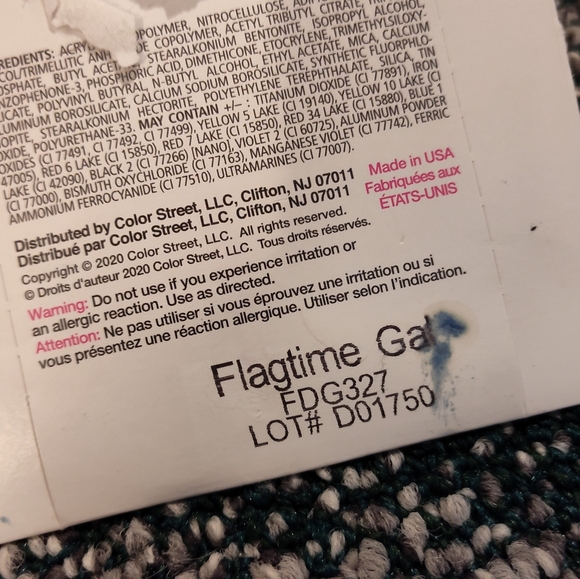 NEW! Color Street Nail Polish Strip (Flagtime Gal) - Picture 5 of 5